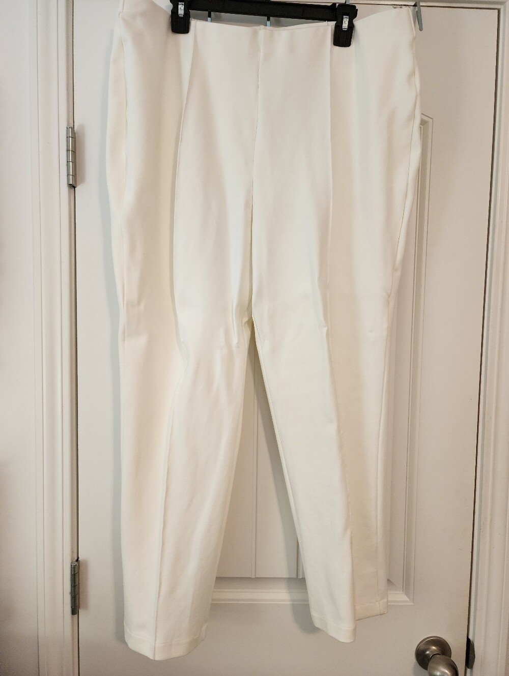 Joan Rivers Women's Pull-On Dress Pants Classic Straight Fit 1X Minimalist